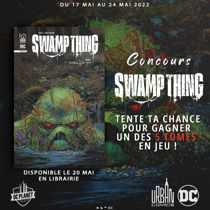 DC Planet - DCU (@dcplanetfr) on Twitter photo 🎁 CONCOURS 🎁
Pour fêter la sortie prochaine de Swamp Thing Infinite Tome 1 de Ram V et Mike Perkins, tentez de gagner un des cinq tomes en jeu 👉 urban-comics.com/swamp-thing-in…
✅ Like et RT ce tweet
✅ Follow <a href="/UrbanComics/">UrbanComics</a> & <a href="/DCPlanetFR/">DC Planet - DCU</a>
TAS : 25/05.
#concours #dccomics 🎁 CONCOURS 🎁
Pour fêter la sortie prochaine de Swamp Thing Infinite Tome 1 de Ram V et Mike Perkins, tentez de gagner un des cinq tomes en jeu 👉 urban-comics.com/swamp-thing-in…
✅ Like et RT ce tweet
✅ Follow <a href="/UrbanComics/">UrbanComics</a> & <a href="/DCPlanetFR/">DC Planet - DCU</a>
TAS : 25/05.
#concours #dccomics