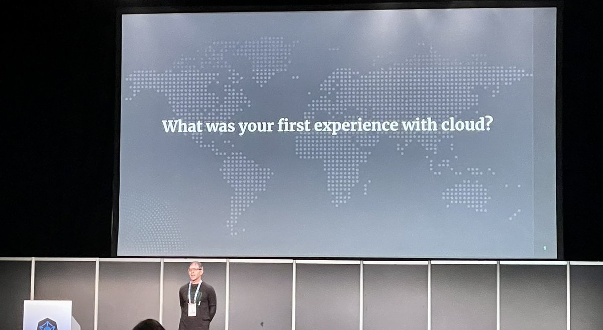 Our very own <a href="/WTMcCollough/">Tom McCollough</a> presenting the Adaptive Edge and how to balance the trade-off between performance and cost. #KubeCon #cloudnative #EdgeComputing