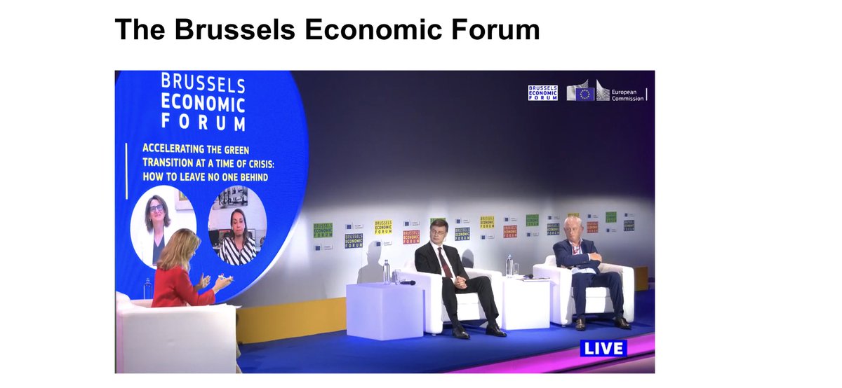 i_brun's tweet photo. Excellent panel discussion at the #EUBEF22 on the need to take #social aspects into account when designing the green transition, to avoid adverse effects and ensure no one is left behind. #Coalition4SocialInvestment ⁦@COEbanknews⁩ ⁦@AFD_en⁩ https://t.co/owG4Hrv6Ly