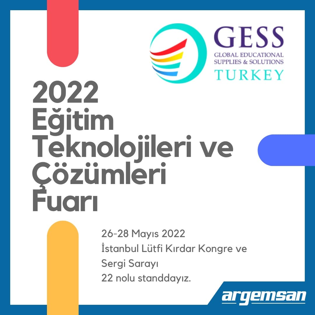 argemsan's tweet photo. Argemsan Eğitim Teknolojileri olarak 26-28 Mayıs 2022 tarihleri arasında #gessturkey Eğitim Teknolojileri ve Çözümleri Fuarı'nda yer almaktayız. 
Eğitim ve Deney setlerimizi yakından inceleyebilmek ve detaylı bilgi almak için sizleri de standımıza bekliyoruz. https://t.co/IZ8vqX72DJ