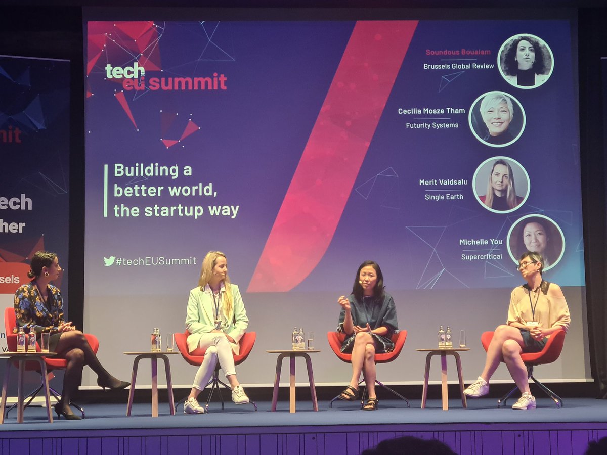 As a policy person, the #TechEUSummit is a great opportunity to discover the people and businesses that are delivering the real-world applications of the EU's digital and sustainable transition. 

Great chat now about solutions for #carboncapture,  #carbonoffsetting and more!