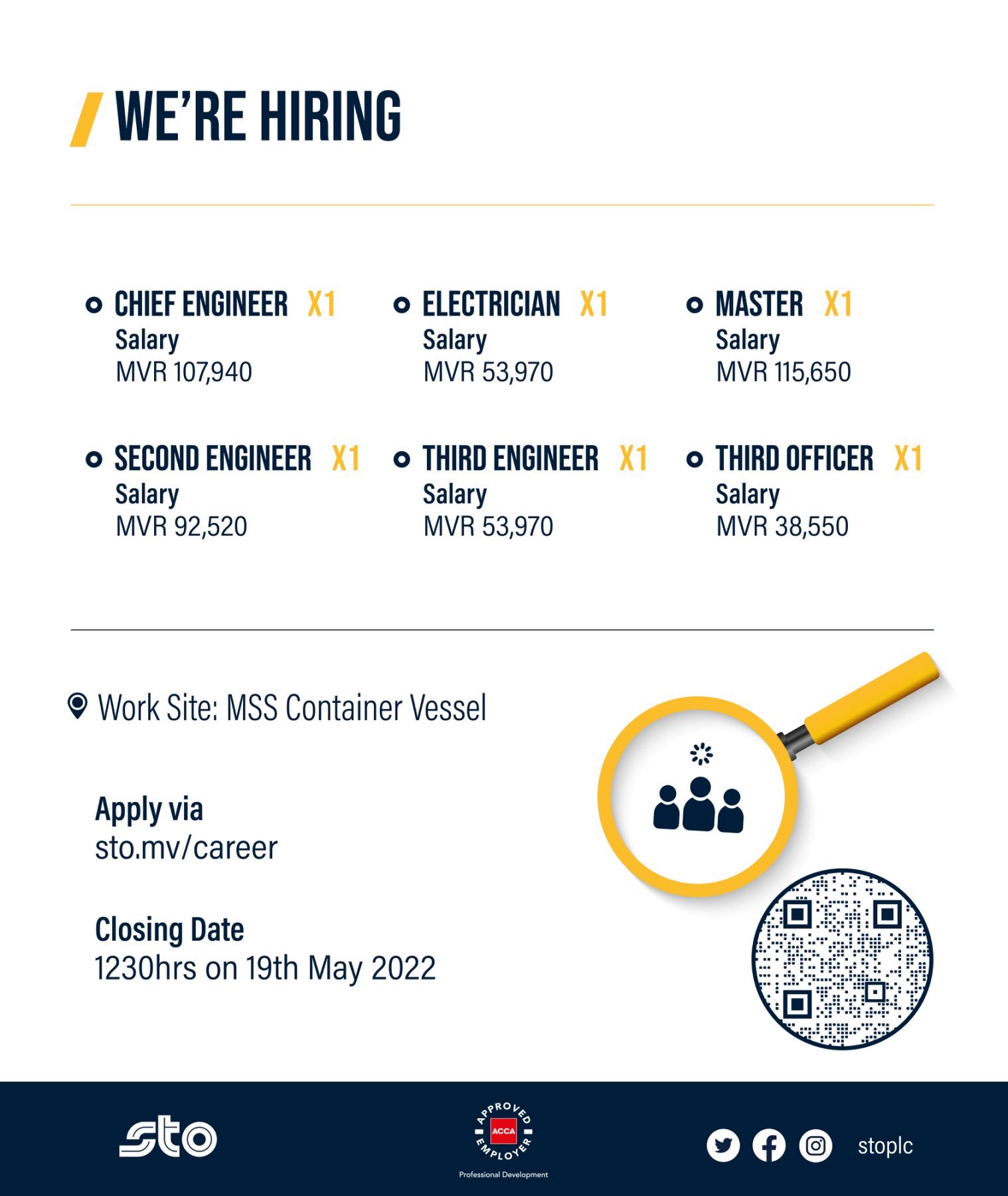 STO on Twitter "Job Announcement 📢 We have diverse job opportunities