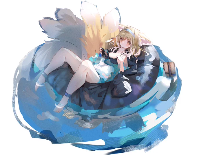 スズランちゃんのお絵描き!
#アークナイツ 