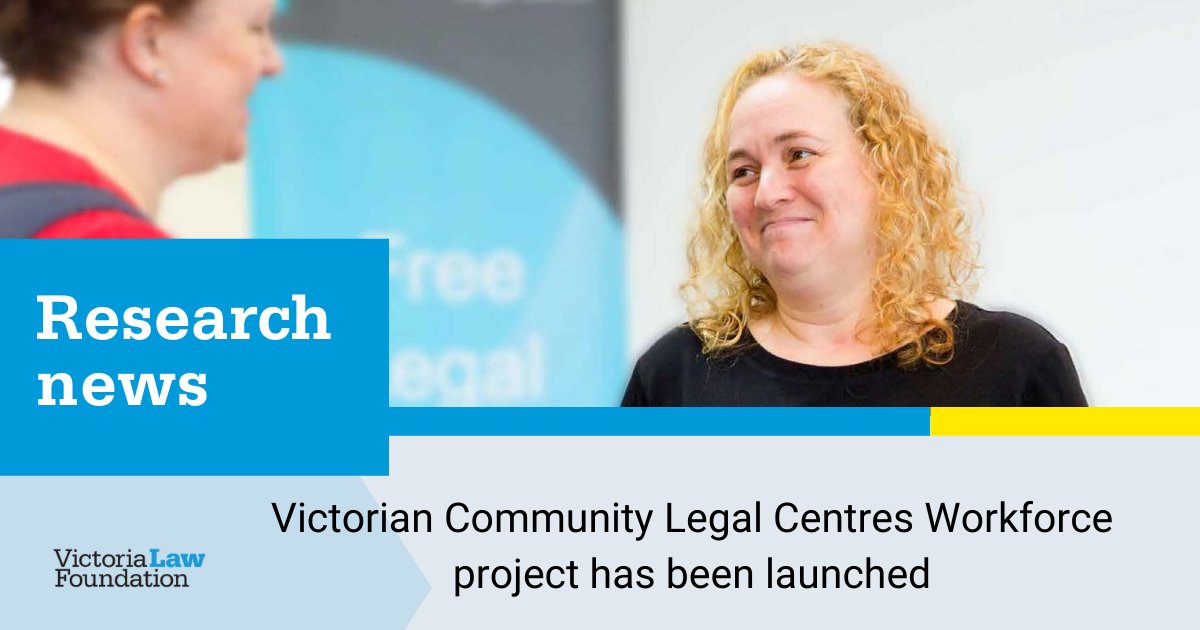 VicLawFoundn's tweet photo. Want to know more about who works in community legal centres in Victoria, Australia? First 3 reports just launched with @CommunityLawVic @vlsb @JJozica: https://t.co/dHxr9cxP1t https://t.co/b230UVXvap