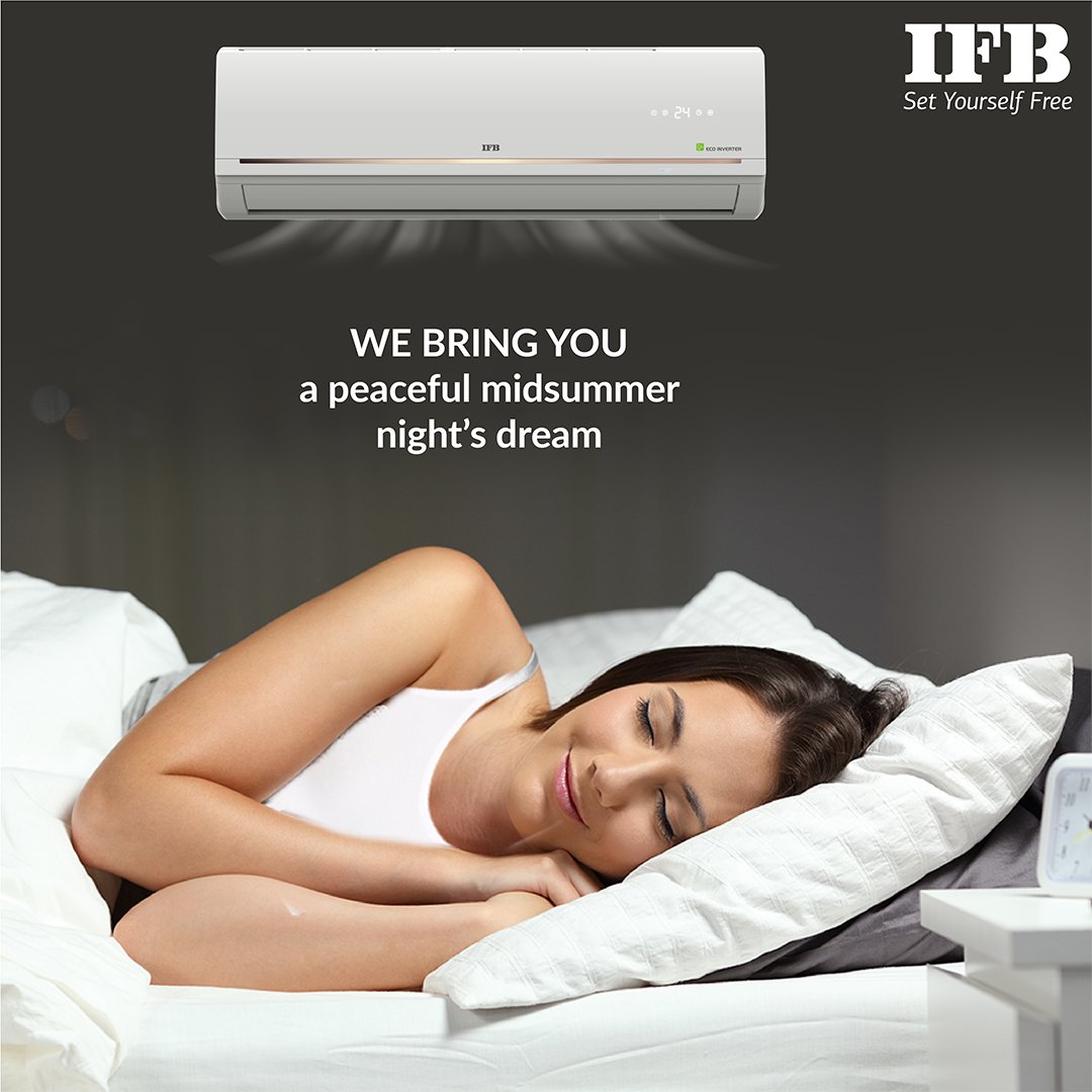 Sleep in comfort with IFB FastCool ACs—even when it’s 58˚C outside. Good night and sweet dreams.
bit.ly/IFB_FastCool_AC

#IFBAppliances #IFBFastCool #BeatTheHeat #AirConditioner #SetYourselfFree