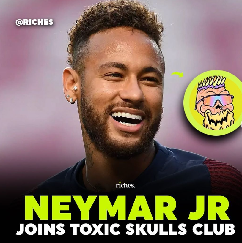 annonymouslysly's tweet photo. Great day to be a @ToxicSkullsClub 
Get in now while FP is the cheapest it will ever be... Warm welcomes to @neymarjr 

#ToxicSkullsClub #NFTCommunity #neymarjr #nftart #BlueChipNFT #NFTGiveaway #NFTGiveaways #opensea #BoredApeYachtClub https://t.co/LNdDbJUhHy