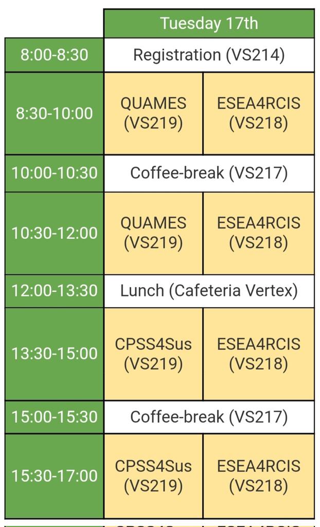 RCIS_Conference's tweet image. Have a great #workshop day at #RCIS2022!

Take a look at the program and start planning your day ✍️
