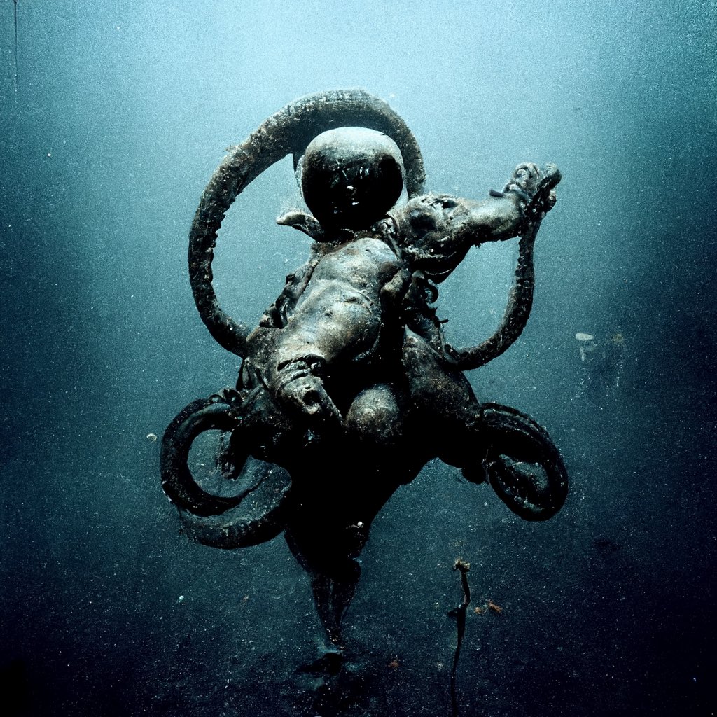 ◼️Crew◼️3/3 

#crew #digitalart #horrordesign #characterdesign #ai #HorrorArt #deepdiving