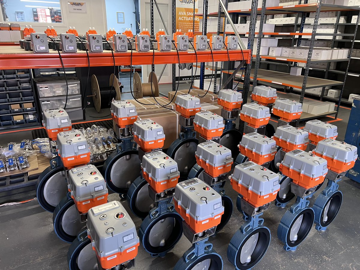 avactuators's tweet photo. Great actuated valve project ships to our customer in Germany with another 44 x actuated valves to ship in part 2 next week https://t.co/pFLbCbQmKe