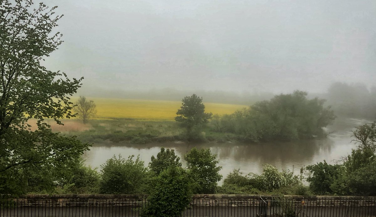 acp888's tweet photo. @WindyWilson88 Bit of mist about in #RiversideStirling … #RiverForth #Forthside https://t.co/OU66jWrTTl