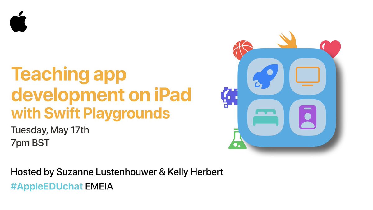 R3b3lpr1nc3ss's tweet image. Join @MsLuss and msyself tonight at 7pm BST for #AppleEDUChat when we will be discussing teaching app development on iPad using #SwiftPlaygrounds4 @AppleEDU @HarlowCollege @EdtechDemo