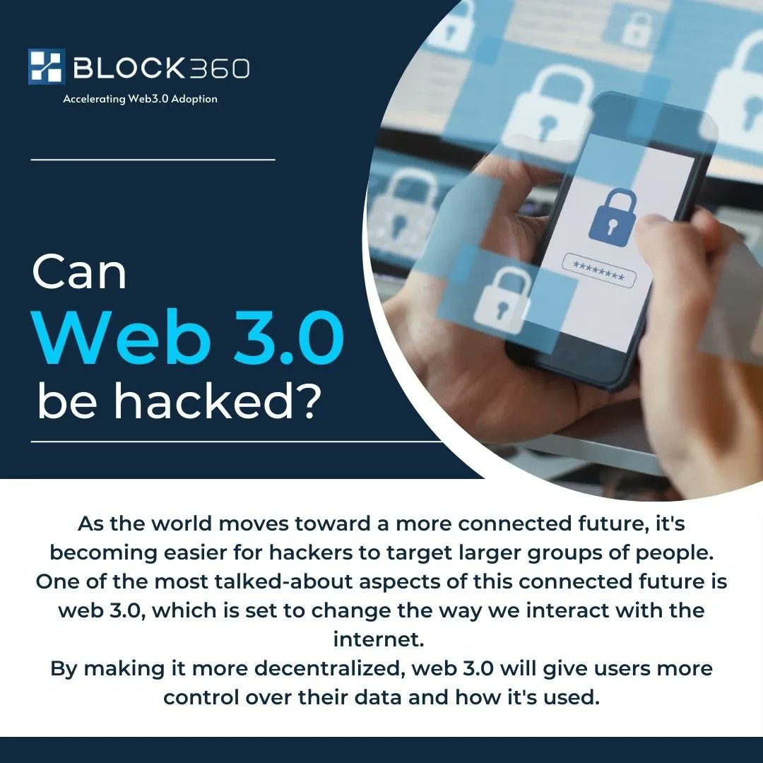 B360_global's tweet photo. Can you mention some vulnerabilities to the Web 3.0 world?

#blockchain #cryptocurrency #block360 #b360 https://t.co/lfNvEApKwu