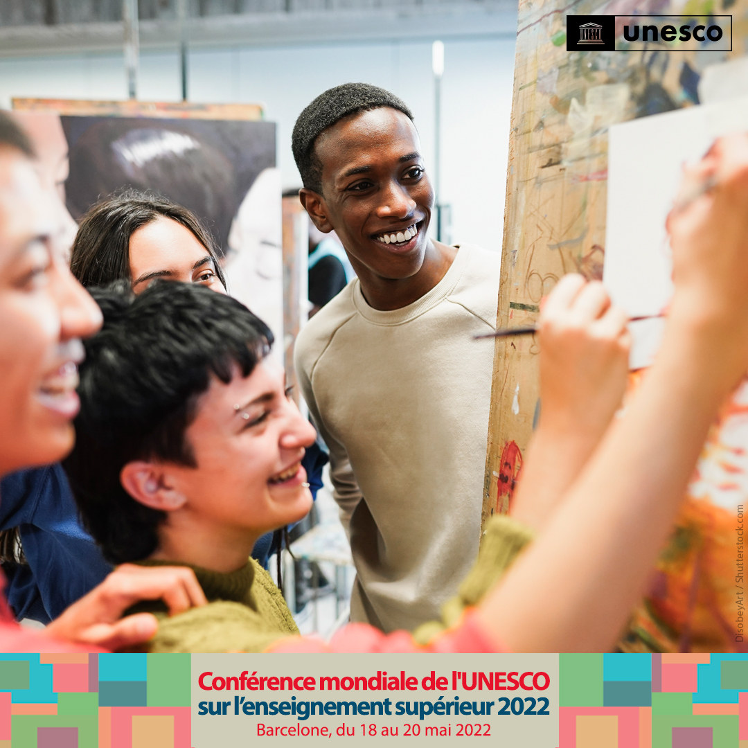 Quels sont les écarts et les lacunes qui affectent l’enseignement supérieur aujourd’hui ? Comment y remédier pour #LibérerLePotentiel des apprenants dans le 🌎 ?

Voici des questions à aborder lors de la Conférence mondiale sur l'enseignement supérieur :
on.unesco.org/3wfGCFP