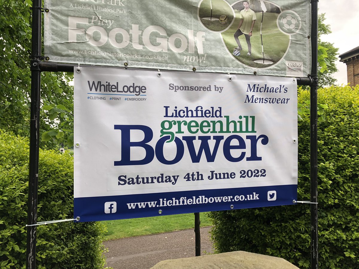 The <a href="/LichfieldBower/">Lichfield Bower</a> is back this year and once again we are very proud to help support the long standing Lichfield tradition. Don’t forget it’s on Saturday this year!