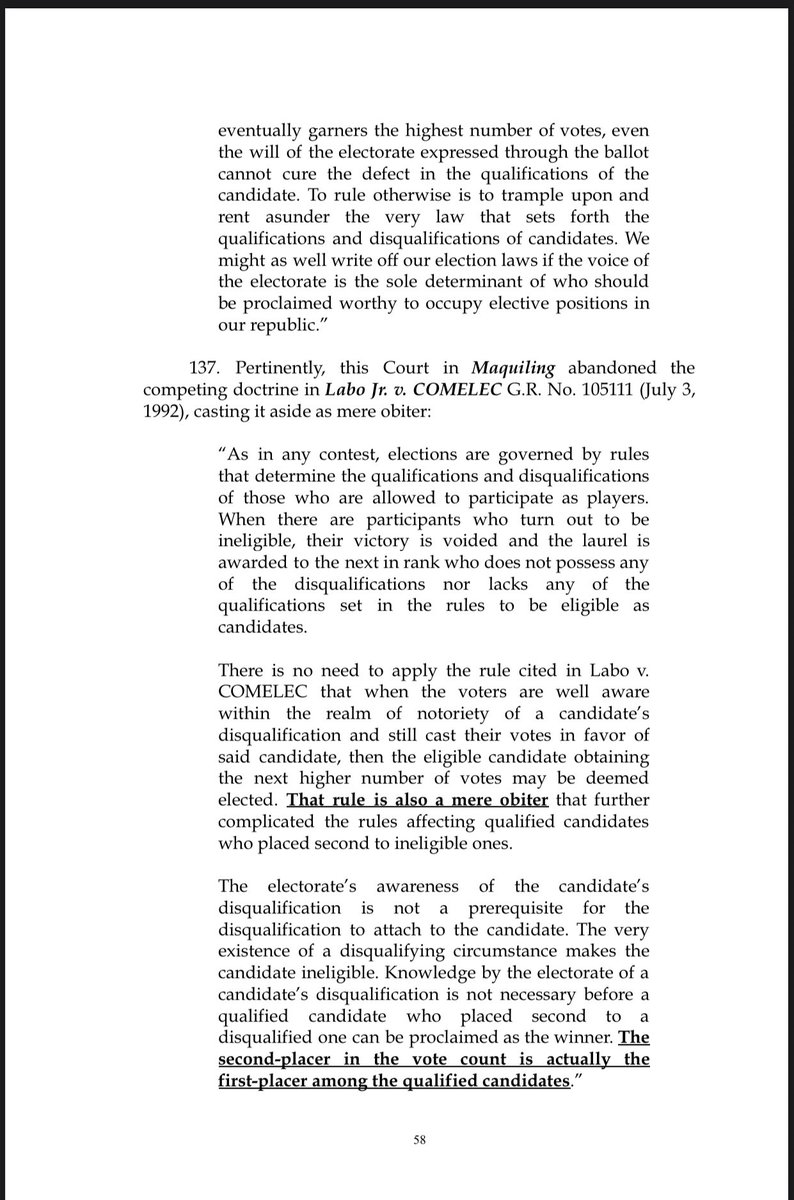 PahayagangKAPP's tweet photo. NEWS UPDATE: MARCOS' WIN NOT AN EXCUSE FROM 'INELIGIBILITY' - PETITIONERS

The Supreme Court receives case for COC cancellation of Bongbong Marcos filed by petitioners amid his presumptive win. They highlight, "elections are more than a numbers game." https://t.co/jhOfjeNY6w