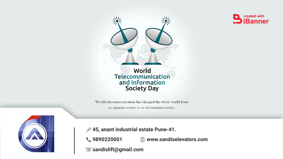 Sandislift's tweet image. World Telecommunication Day is observed on May 17 to commemorate the foundation of the International  Telecommunication Union. 

Let us dedicate this day to commemorating the achievements mankind has made in Telecommunication and Information Technology so far.