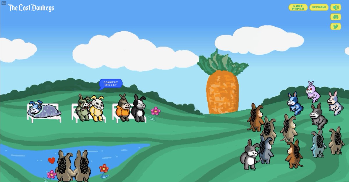 Genuinely one the funniest mints I've ever done.

Congrats to the team at <a href="/TheLostDonkeys/">The Lost Donkeys 🥕</a>, its evident that thought and care has gone into the details

Free mint too, so what's not to love