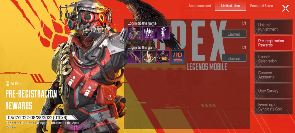 LazyCow_YC's tweet photo. @PlayApexMobile Awesome rewards thanks apex!!!! https://t.co/JFZE9TT6b2