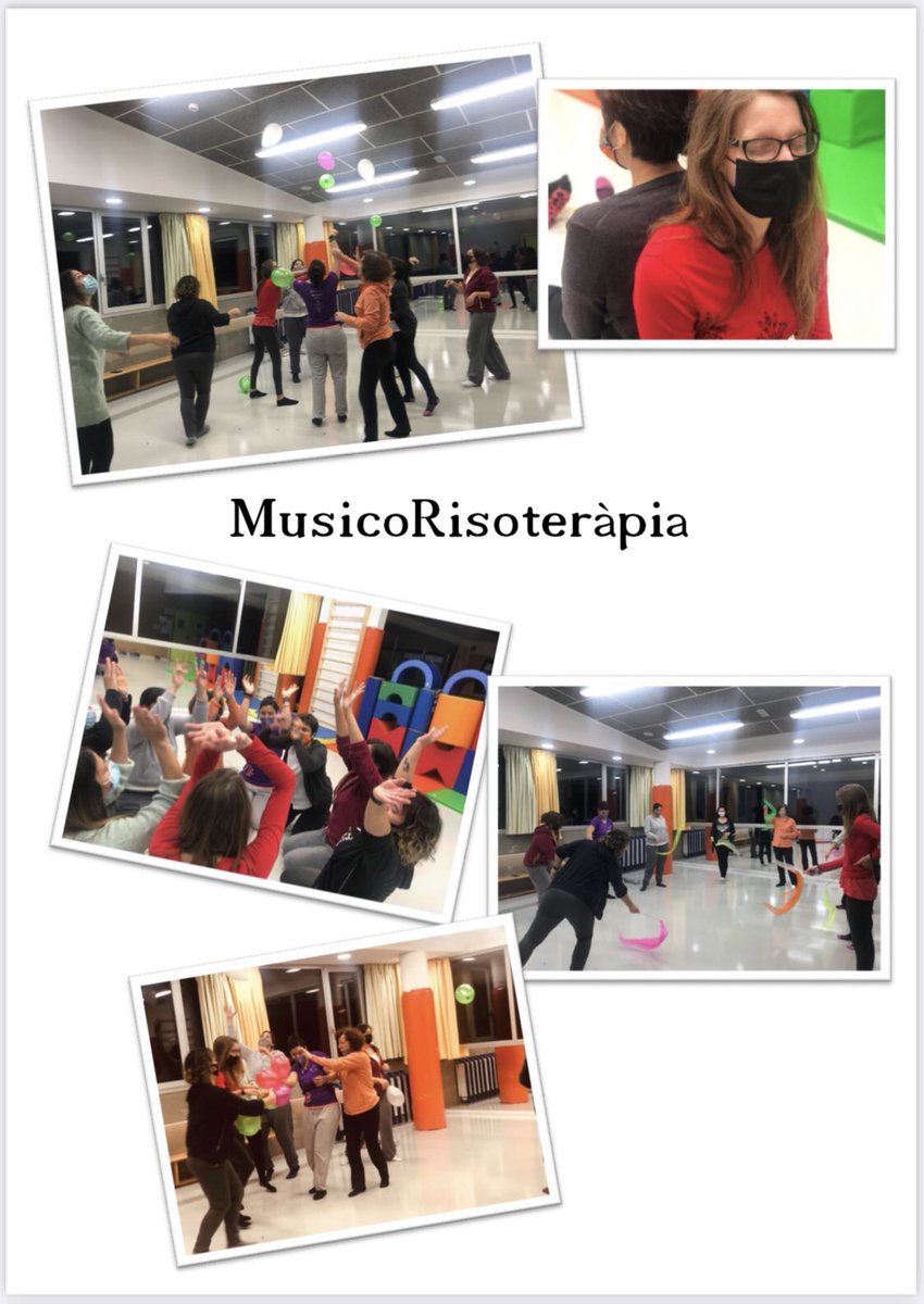MusicoSmile's tweet photo. ‼️Gaudir de moments divertits😆 Sessió de MusicoRisoteràpia per empreses, grups, escoles, per TOTHOM! #risoterapia #musicoterapia #diversio #passarshobe #alliberar #estres #riureetdonavida @nair_bebiano https://t.co/ZfY8ZE5ler