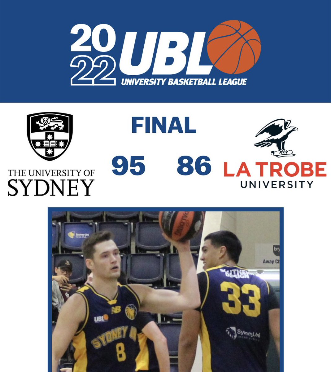 What a tight battle! <a href="/SydUniSportFit/">SydUniSport&Fit</a> punched their ticket to the Men’s #ubl22 grand final next week. Their opponent will be decided tomorrow between <a href="/UTSEngage/">UTS</a> and <a href="/VU_Sport/">VU Sport</a> 

Tune into UniSportTV to catch the action live from noon! 

#basketball #studentathletes #scape #unisport