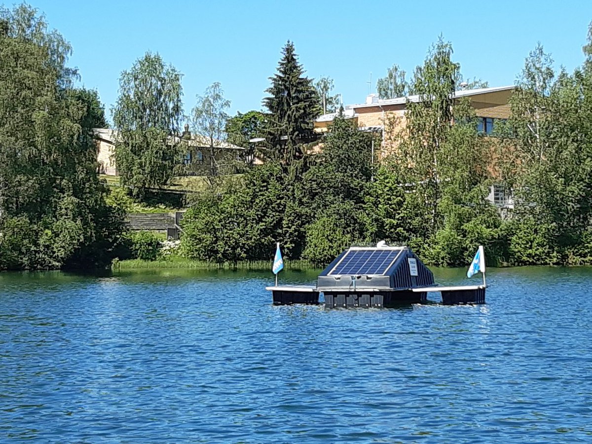 SYKEinfo's tweet photo. Sinilevien ultraäänitorjunta ei tehonnut Jäppilän Ahvenlammella.
Uutinen: https://t.co/J8gfz8Qo3a
#sinilevä #torjunta #Jäppilä #rehevöityminen https://t.co/ugZGUS8nYX