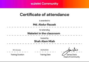 abdurrazzakkhok's tweet photo. #wakeletcertified,#WakeletAmbassador,#Wakelet,#WakeletWave,#WakeletCommunityWeek,#wakeletcertificate,#wakeletedu
#wakeleteducator
#wakeletschools https://t.co/qva2I87am8