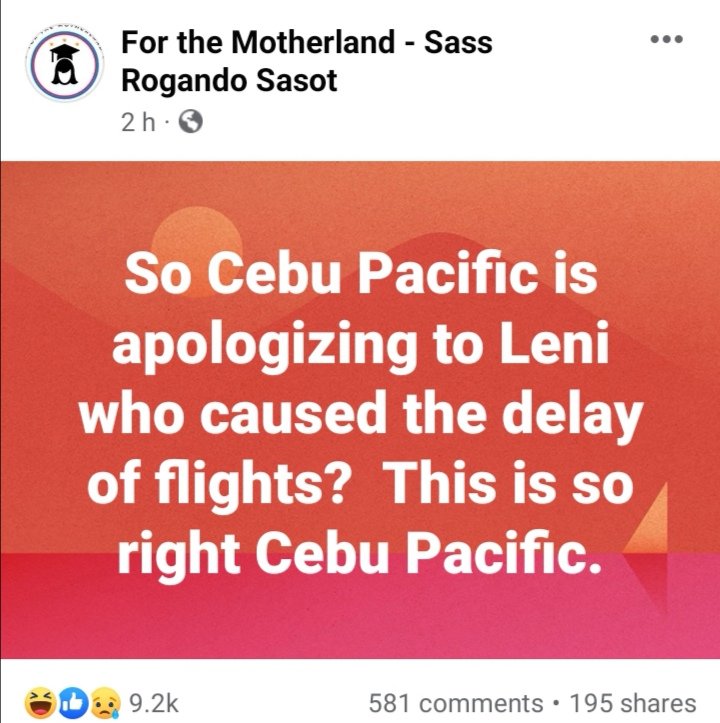 thischloegirl's tweet photo. @mrsunlawyer Sass Sasot should be sued by VP Leni. https://t.co/IvhbwN9dDO