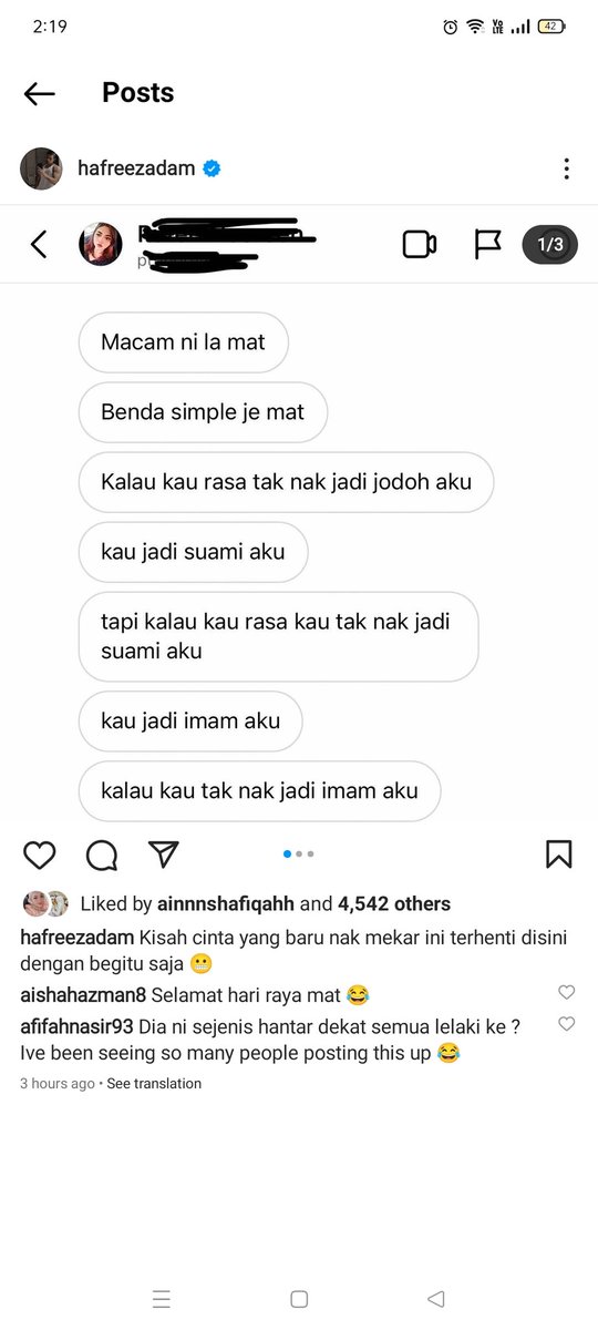 ptrinoreen's tweet photo. Unexpected la jd cmni. Kita nak gurau gurau je. kot ye pun tutup la gmbr kita mat. kbye! https://t.co/rOJnSL6LtJ