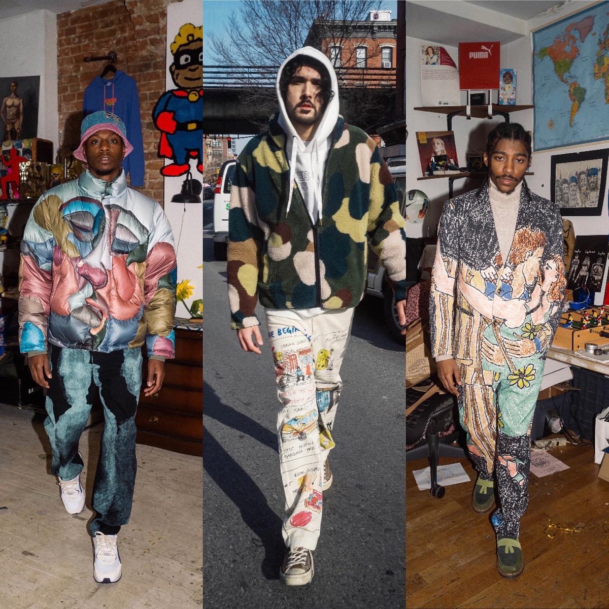 VitrinesProject's tweet photo. Before revealing the final NFTs series @vitrinesproject in collaboration with 3D artists based on one single selected look by brand, here’s a sneak peek of the full FW22 pre-selected looks during the curation phase.

@KidSuper https://t.co/thfHkdSDTv