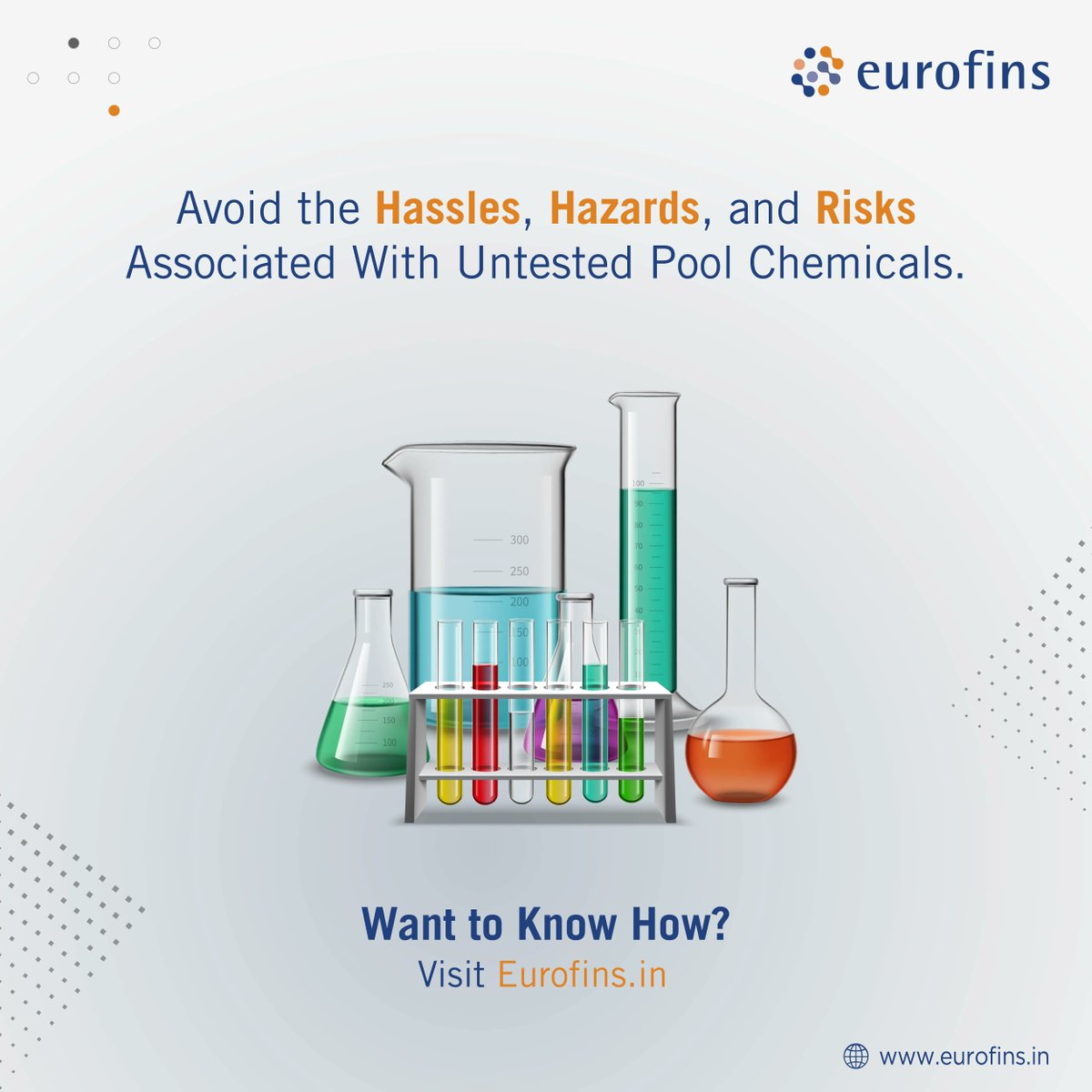 EurofinsCPTI's tweet photo. Regular pool water testing and maintenance of the chemicals are essential for ensuring a safe, comfortable swimming environment and preserving the longevity of pool finishes and equipment. 

#pool #poolchemicals #eurofins #poolsafety https://t.co/pFrbbt3oe8