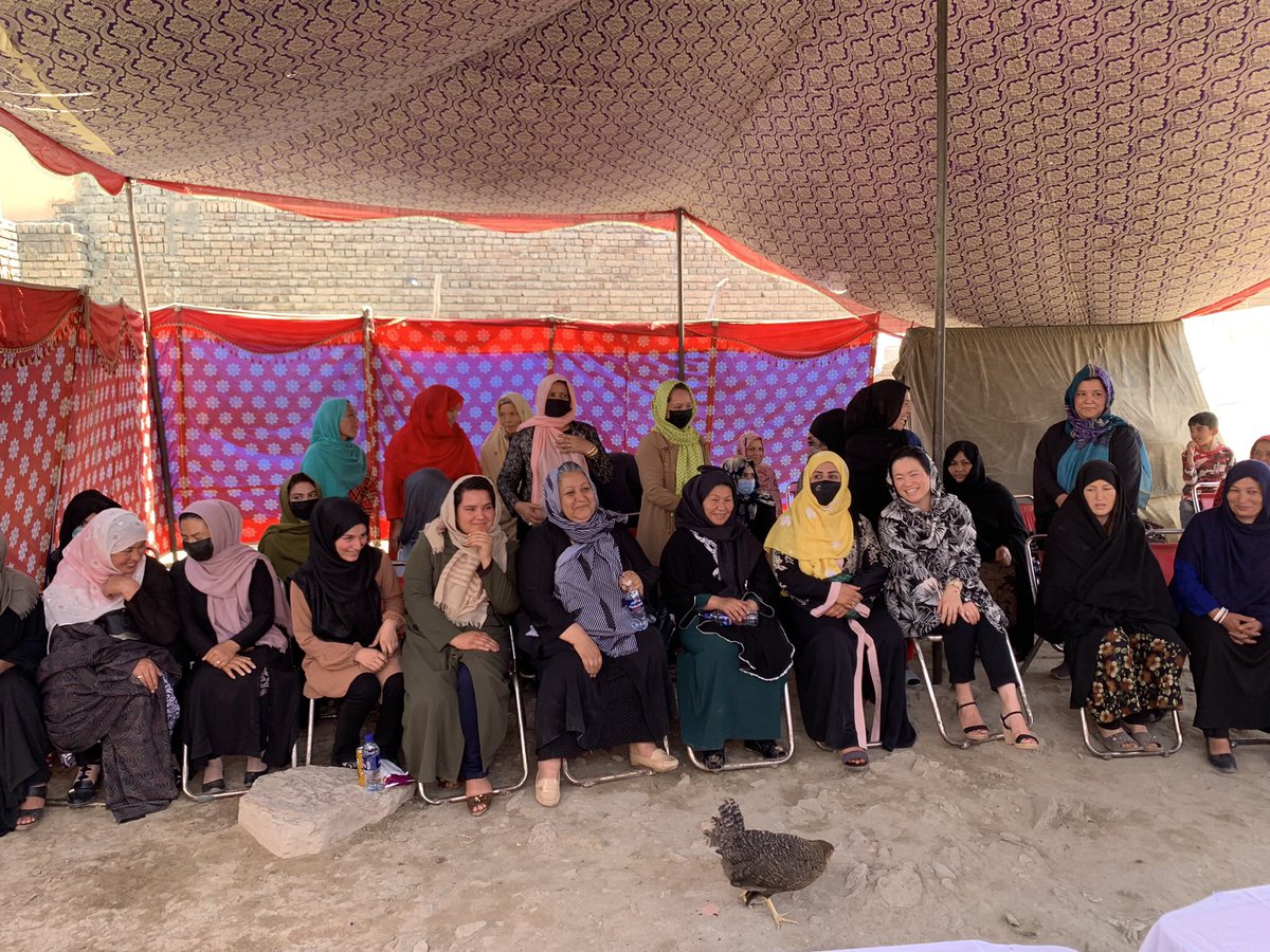 Even small support make big difference amidst severe economic challenges. Many told me money they make w micro poultry business @UNODC assists w @dacaar thru #Japan funds = the only income for their families as men lost jobs. Lots more potential investing in #AfghanWomen&girls!