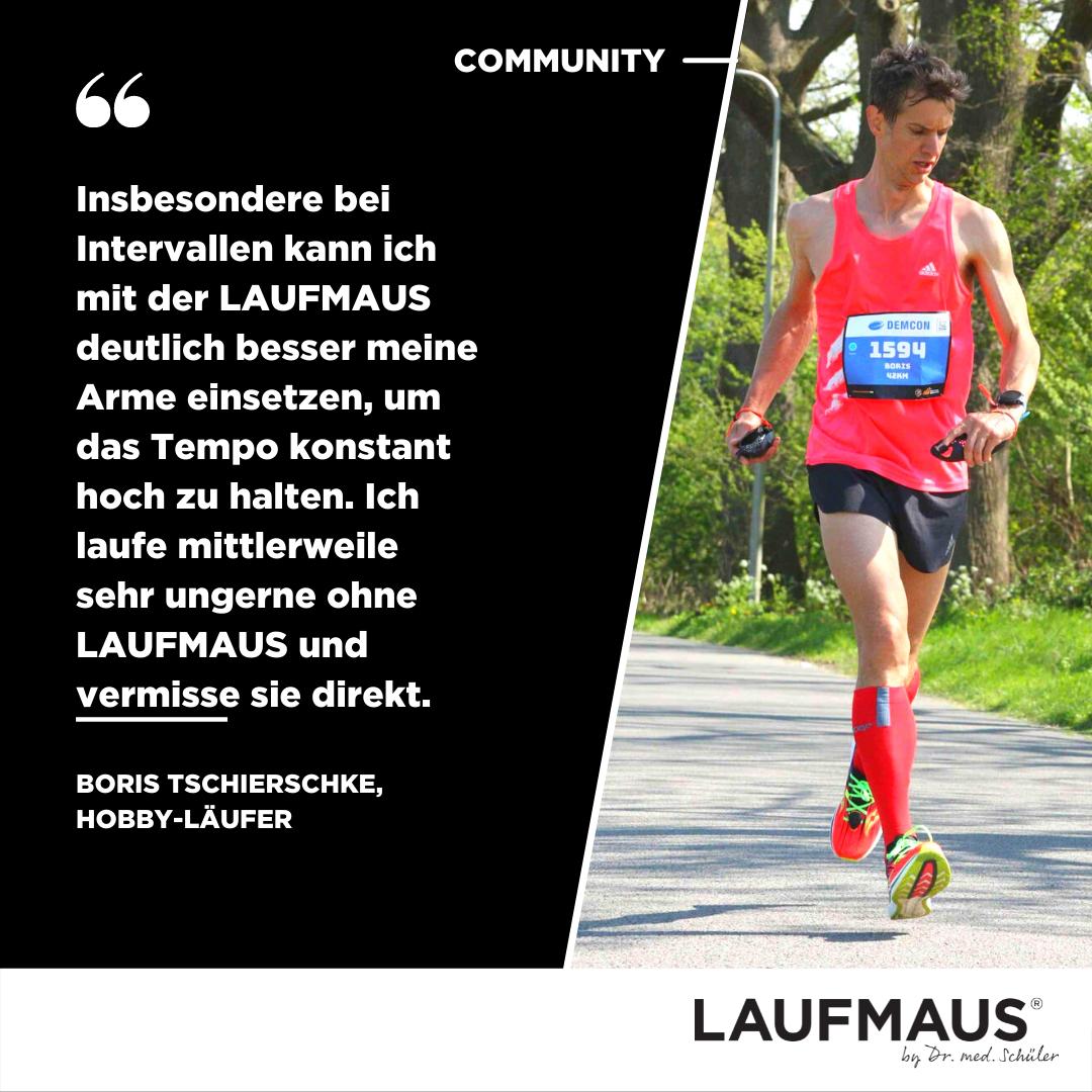 lauf_maus's tweet photo. Auf die #LAUFMAUS gekommen 🐭 ist Boris #Tschierschke während eines #Laufcamps im August 2021 bei Laufsport Jäkel. Der Testzeitraum hat ihn und seine Frau überzeugt, die LAUFMAUS zu verwenden. 💯

#EinfachBesserLaufen https://t.co/rvd1OrusGe