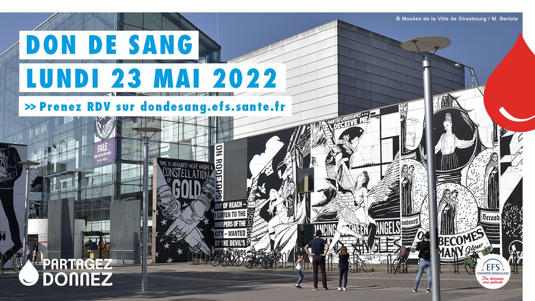 Profitez de votre #DonDeSang pour faire un tour au Musée d'Art moderne et contemporain de #Strasbourg ! 🩸 

➡️ efs.link/MdE5Q