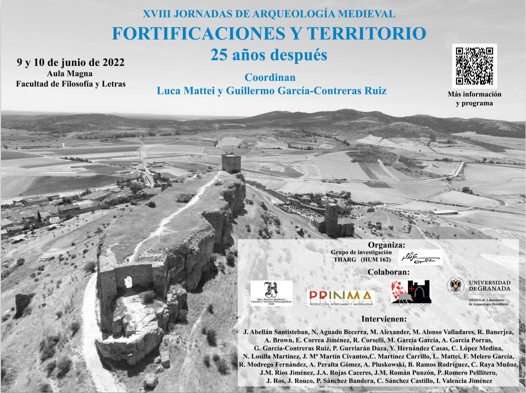 LoRproject's tweet photo. 18th symposia on Medieval Archaeology "Fortificaciones y territorio. 25 años" organized by our teammates Luca Mattei and Guillermo García-Contreras. 9th-10th June, Facultad de Filosofía y Letras, Granada. 
Conferences and debates will be done in Spanish. https://t.co/kZ9q0Ptof2