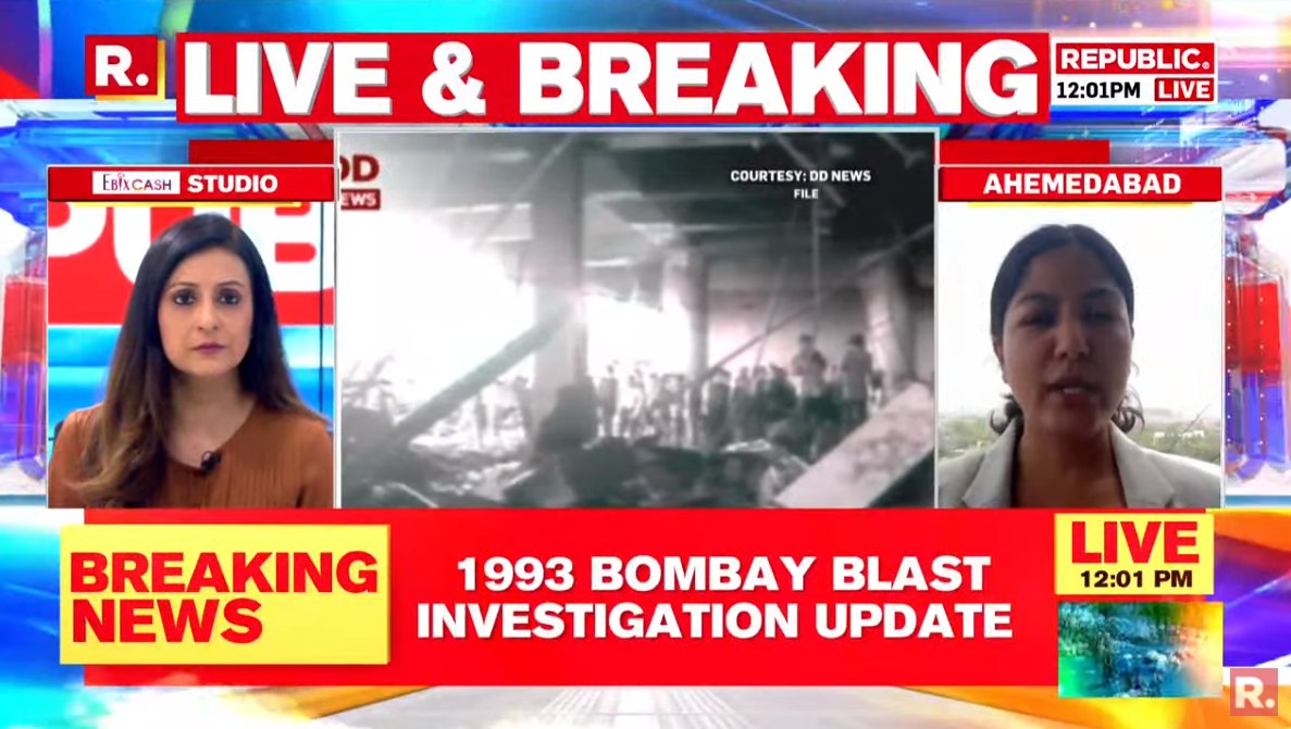 #BREAKING | Big breakthrough in 1993 Bombay serial blast case, Gujarat ATS has arrested 4 accused 

Tune in - youtube.com/watch?v=EguYDS…