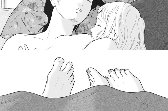 今ぐらいの季節にふたりで薄手のガーゼケットにくるまってサラサラの肌に触れあったりあごヒゲジョリジョリしたりして笑い合いながら添い寝して過ごしたい 