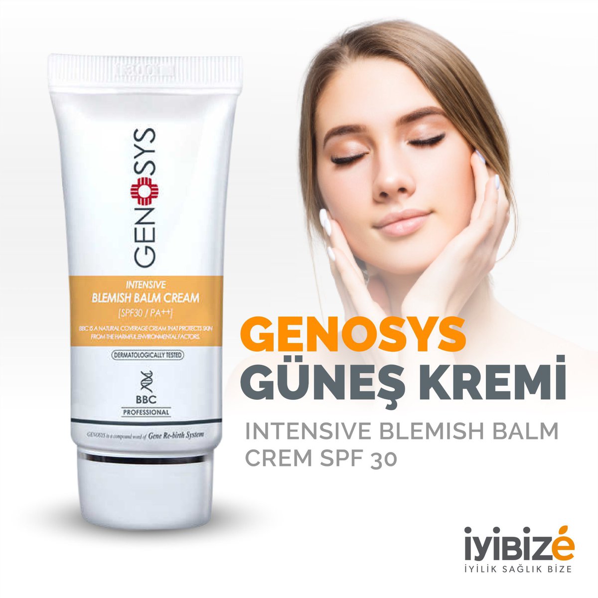 iyibize's tweet photo. GENOSYS Intensive Blemish Balm Crem SPF 30 iyibize'de! Genosys BBC renkli güneş koruyucu krem, cildinizi UVA ve UVB ışınlarına karşı korumaya yardımcı balm kremdir.

https://t.co/VQKupyKoqs adresinden hemen sipariş verebilirsiniz.
.
.
.
#opalescence #dişmacunu #dişbeyazlatma https://t.co/NgaWUGYHk2
