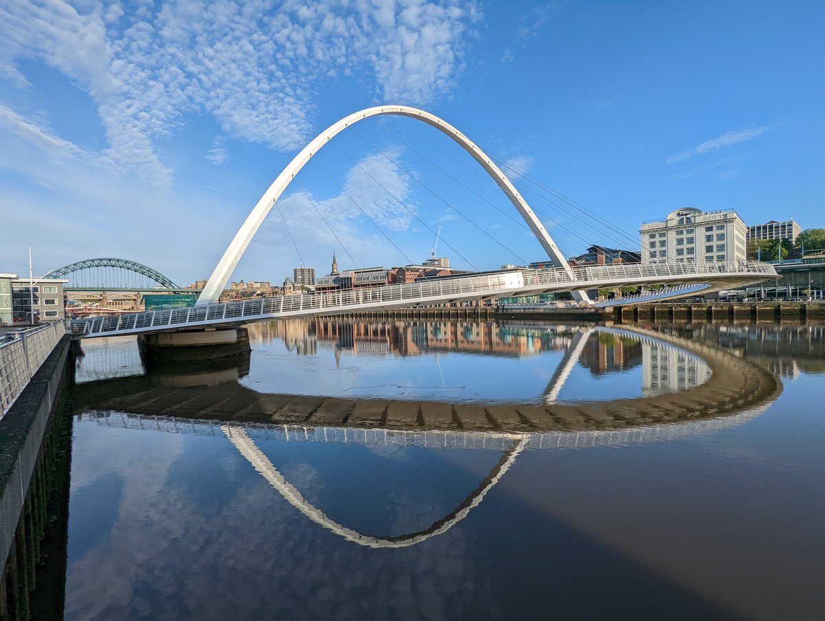 Newcastle looking stunning in the morning light. Here for the #NCCMay2022 conference, run by <a href="/engcathedrals/">English Cathedrals</a>