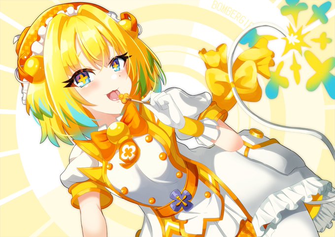 【過去絵再掲】ボンバーガールよりパインちゃん 