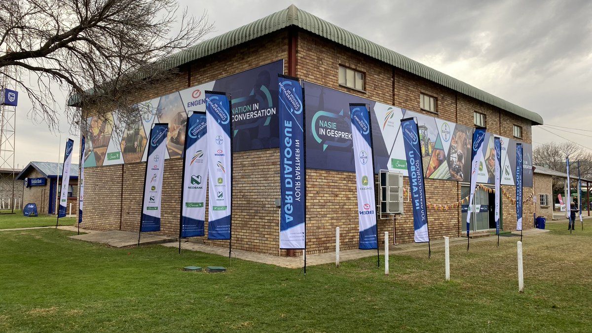 NationConverse's tweet photo. Follow #NationinConversation live at 09:00 when we delve deeper into the state of the world economy. The discussion is led by @sakegesprek and will be live streamed on Facebook, YouTube & NiCโs website. #Nampo2022 @Bayer4Crops @engenpetroleum @GrainSA @JohnDeere @Nedbank @SENWES https://t.co/FFHlyS8b9a