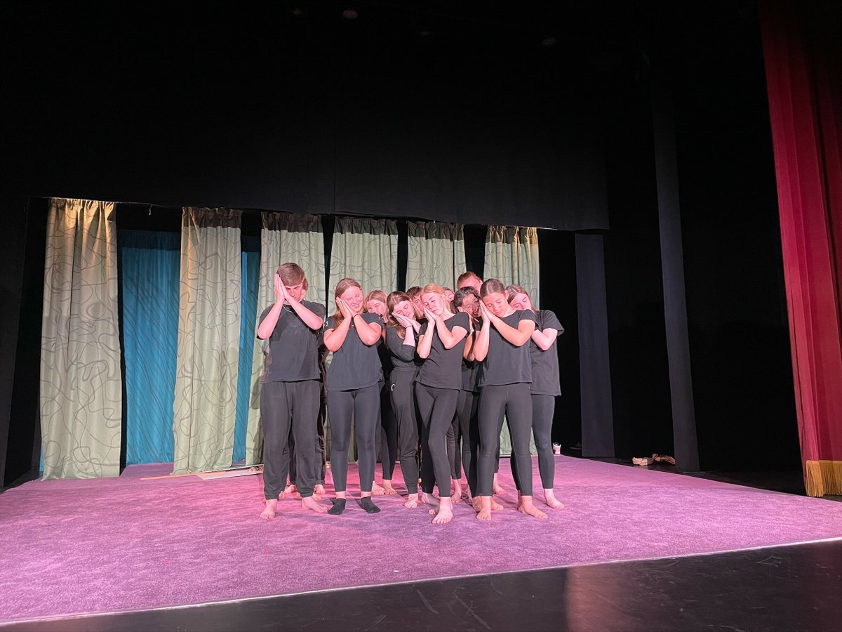 BruntsAcademy's tweet photo. Last night, The Brunts Academy became part of the WOLFPACK. They developed a piece of theatre based on the themes within SHEWOLVES and performed it at the Palace Theatre. The piece was a great success and the students involved did an amazing job! https://t.co/qWXoMAx72w