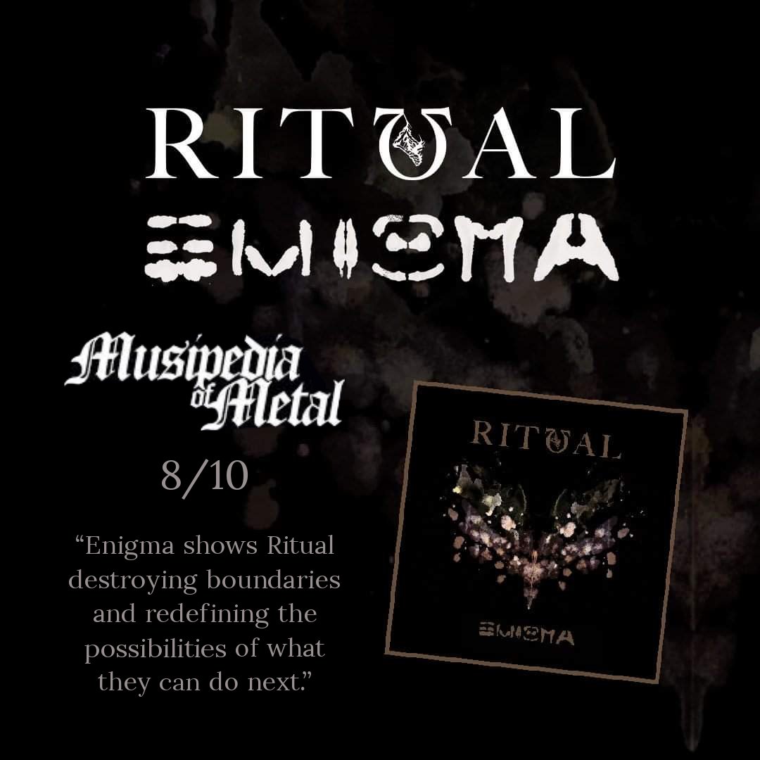 DC_SOUNDATTACK's tweet image. ‼️ 🅽🅴🆆 🆁🅴🆅🅸🅴🆆 ‼️

@MusipediaOMetal checked out the new @RitualUK EP 'Enigma'. 

"Enigma shows Ritual destroying boundaries and redefining the possibilities of what they can do next. 8/10"

Full review here 👇
musipediaofmetal.blogspot.com/2022/05/review…

👀 youtu.be/G7g4b3jSoos