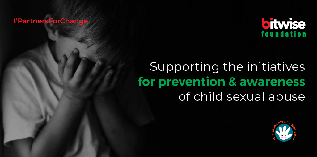 Bitwise_Updates's tweet photo. Bitwise Foundation is proud to be working with Muskaan, a project of the Foundation For Child Protection, in its relentless fight against child sexual abuse and is committed to supporting the cause. #PartnersForChange #BitwiseCSR https://t.co/UbxCm6C4CO