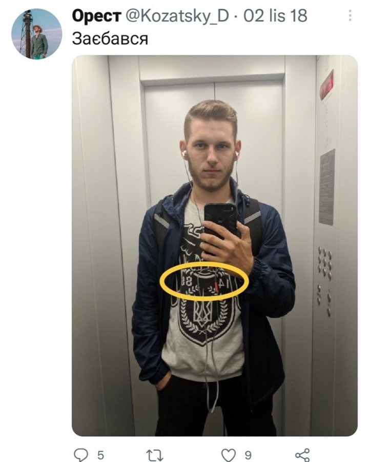 anatoliisharii's tweet photo. Dmitro Kozatsky, whose singing on Azovstal is admired by the whole world. And I like pizza and a T-shirt. https://t.co/THovVH2ch4