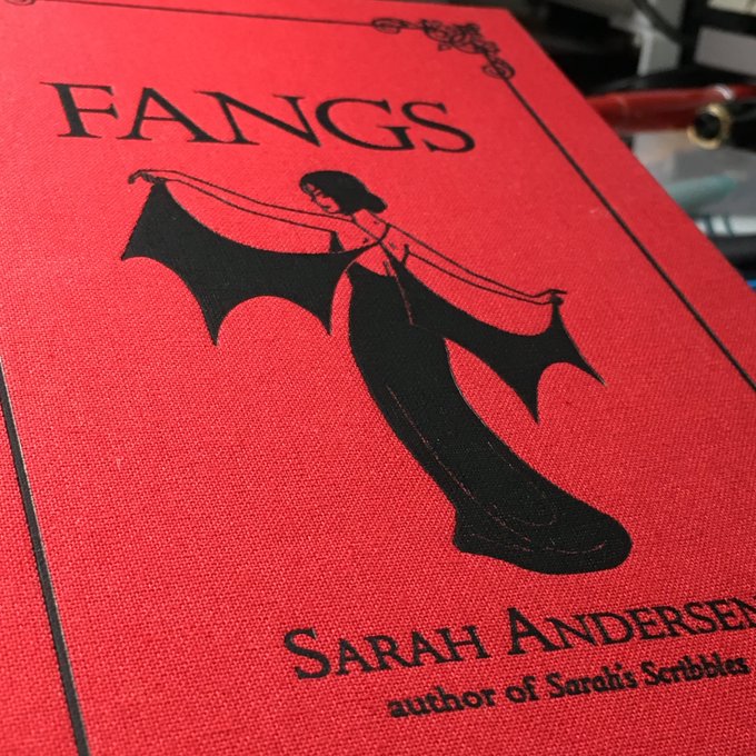 FANGS届きました
表装やページの側面が黒かったりとか凝ったつくりもそうですがヒロインがとにかく可愛い 