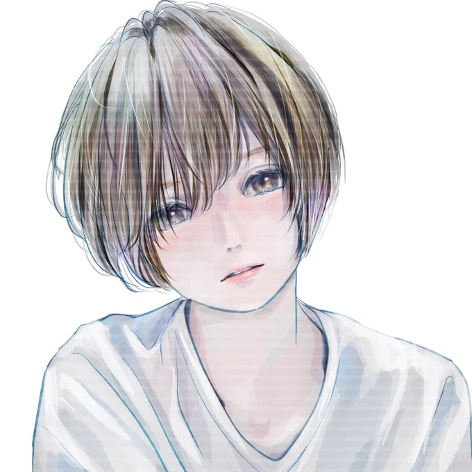 過去絵で表情が気に入ってる女の子4枚 