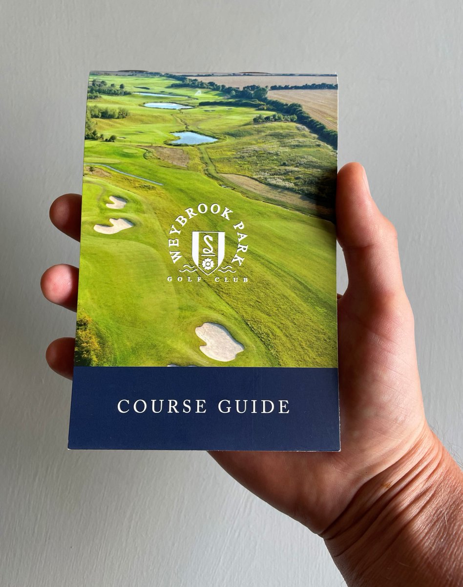 MBgolfmark's tweet photo. Delighted with this new A6 #CourseGuide for @golfatweybrook created totally from scratch.
The Hole Maps with in-built GPS Points are created from satellite imagery & stylised by our illustrator, replicating the holes perfectly including the fescue feature of this lovely course. https://t.co/skOATykHCG