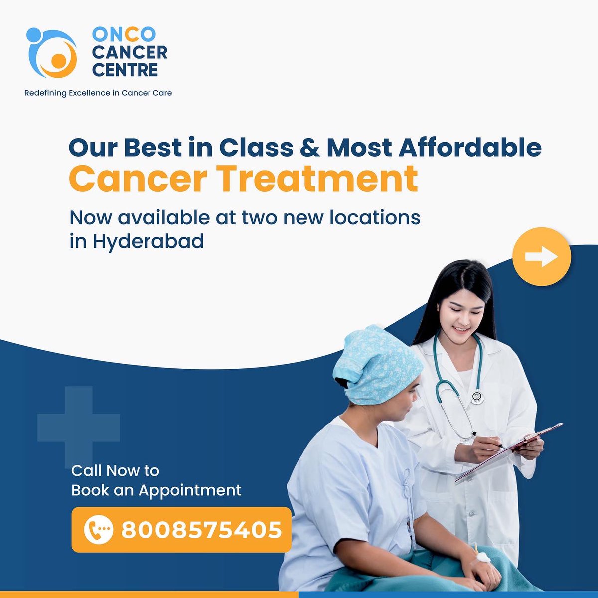 OncoCancerCare's tweet photo. If you are in Hyderabad and are looking for excellent Cancer Care services, look no further. 

Onco Cancer Centre is now available at two new locations in Hyderabad city! 

Happy to have joined hands with amazing hospitals. 
Let’s fight cancer together. https://t.co/G6GvJ1qy8G