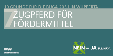 stadt_wuppertal's tweet photo. Bisherige Bundesgartenschauen zeigen: Eine #BUGA ist immer auch Zugpferd für zusätzliche Fördermittel auf Landes-, Bundes- und europäischer Ebene, die ohne BUGA nicht erreichbar wären. Mehr Infos: https://t.co/0VbB37nMEV #BUGA2031 #BUGATal #lasstunschancensäen #Wuppertal https://t.co/ZyuRwbiMhr