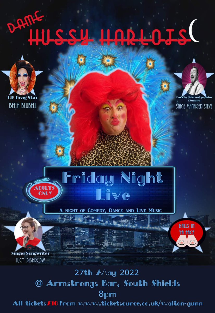 WBIProductions's tweet photo. A night of #comedy #livemusic #dance #liveguests #games and a whole heap of #fun. 

Join us in #SouthShields @ Armstrong's Bar for a night of top #Entertainment .

#nightsout #northeast #southtyneside #dragcomedy #singersongwriter #dragact #standupcomedy #northeastnightsout https://t.co/SMfIylegyf
